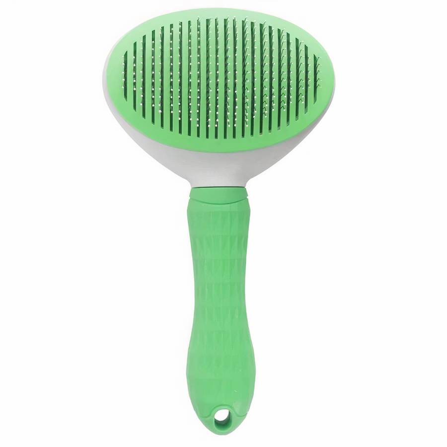 Brosse de toilettage autonettoyante pour chiens