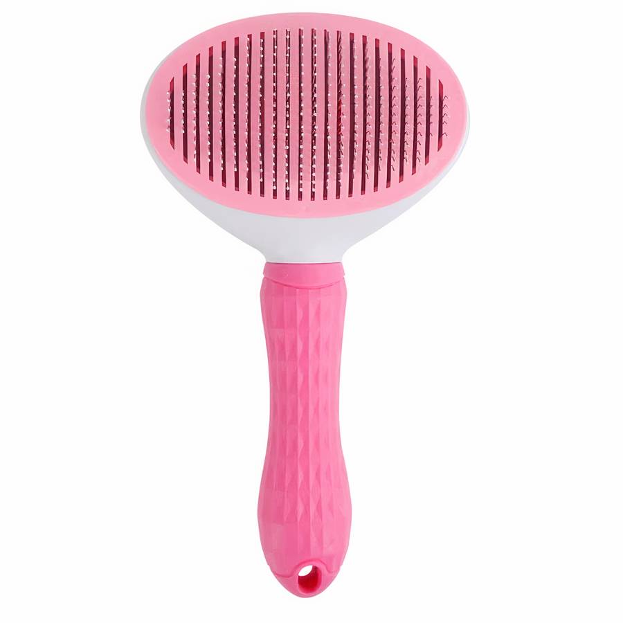 Brosse de toilettage autonettoyante pour chiens