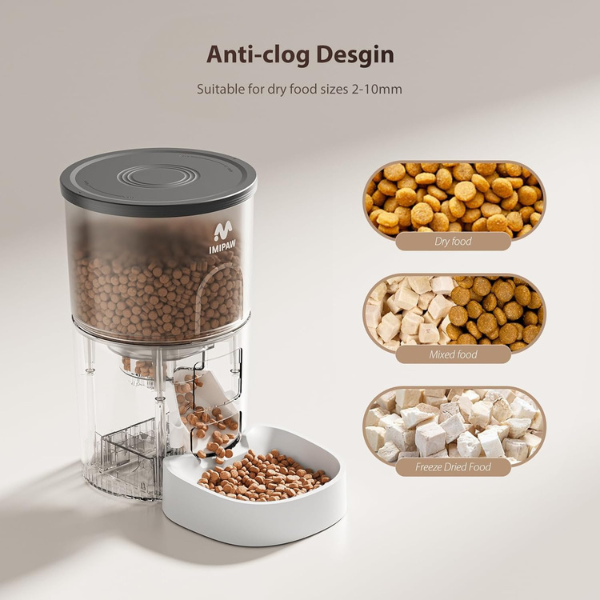 Distributeur de croquettes programmable chat