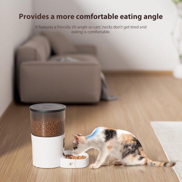 Distributeur de croquettes programmable chat
