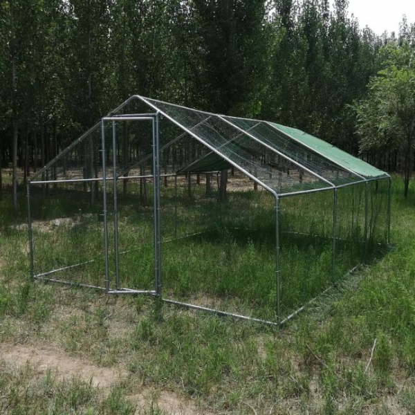 Poulailler - Parc à Poules Enclos 24m² - Acier Galvanisé