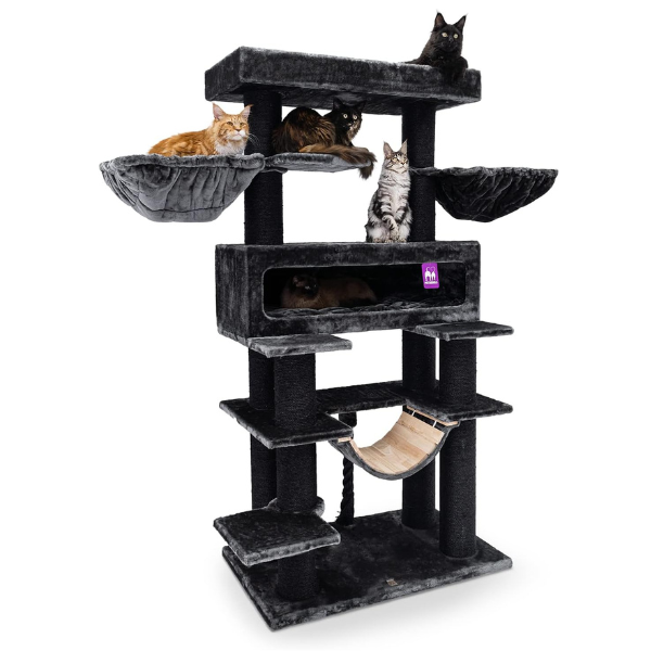 Arbre à chat XXL géant 48 x 176 cm