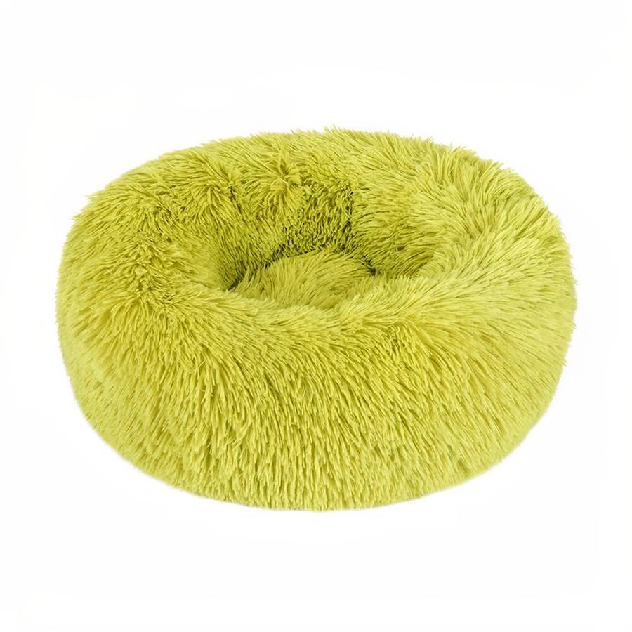 Panier rond en peluche pour chien XXL