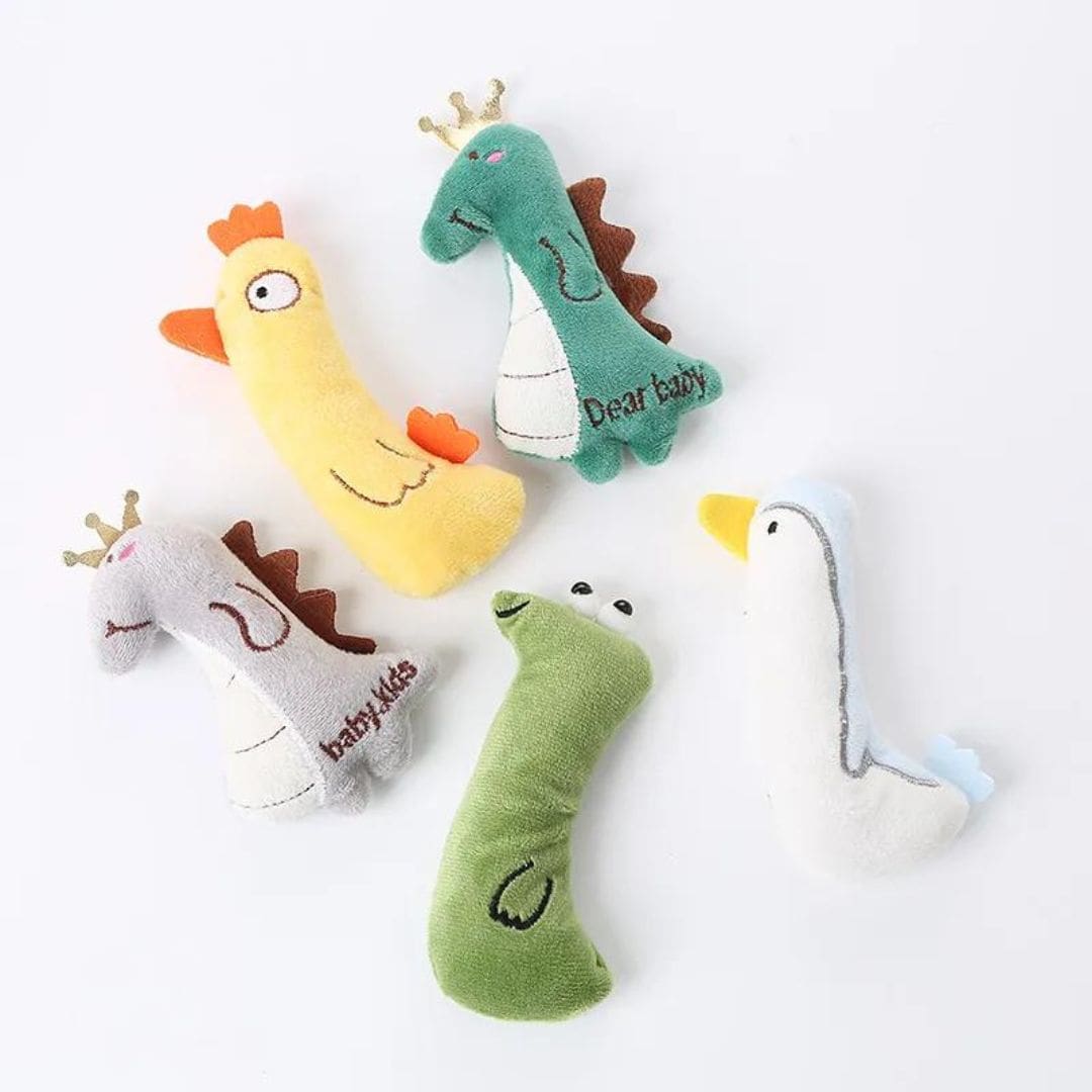 Mini peluches pour chat