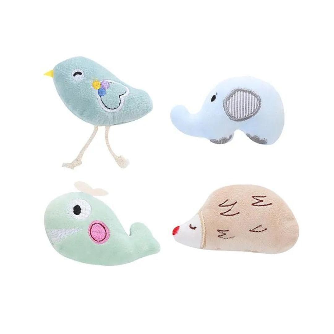 Mini peluches pour chat