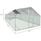 Enclos Poulailler 18 m² Parc Grillagé 6x3 M Acier Galvanisé
