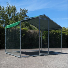 Parc à Poules - 6m² Ø38mm 2x3x2,25m - Acier Galvanisé