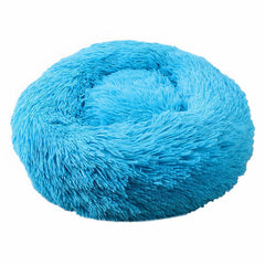 Panier rond en peluche pour chien XXL