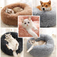 Panier rond en peluche pour chien XXL